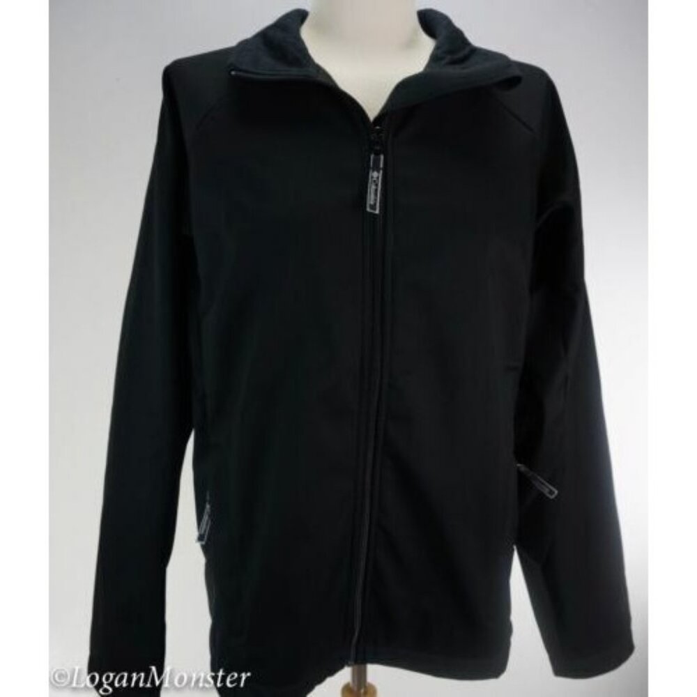 Columbia Large Black Softshell Jacket